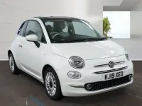 Used Fiat 500 Lounge 69 HP (50 kW) 2019 White Hatchback