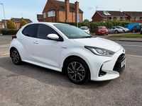 Used Toyota Yaris Hybrid Design 2021 White Hatchback