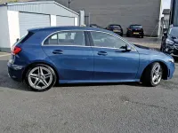 Used Mercedes A200 AMG line 163 HP (119 kW) 2019 Blue Hatchback