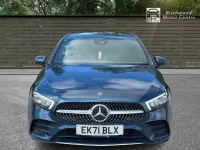 Used Mercedes A180 AMG line 136 HP (100 kW) 2021 Blue Hatchback