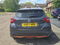 Used Nissan Micra Tekna 90 HP (66 kW) 2017 Grey Hatchback