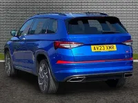 Used Skoda Kodiaq vRS 180 HP (132 kW) 2023 Race blue metallic SUV