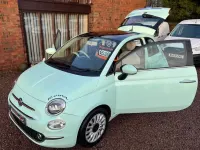 Used Fiat 500 Lounge 105 HP (77 kW) 2017 Green Hatchback