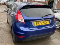 Used Ford Fiesta Titanium 125 HP (91 kW) 2015 Blue Hatchback