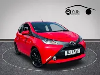Used Toyota Aygo x-style 68 HP (50 kW) 2017 Red Hatchback