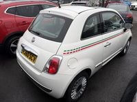 Used Fiat 500 Lounge 69 HP (50 kW) 2010 White Hatchback