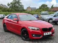 Used BMW 218 Sport Line 2016 Red Coupe