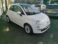 Used Fiat 500 Lounge 69 HP (50 kW) 2014 White Hatchback