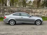 Używany Mercedes C220 Sport Edition 2014 Srebrny Coupe