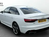 Used Audi A4 Black Edition 163 HP (119 kW) 2020 White Sedan