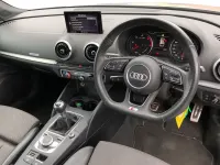 Used Audi A3 Black Edition 2019 Silver Sedan