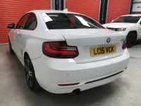 Used BMW 218 Sport Line 2015 White Coupe
