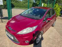 Used Ford Fiesta Titanium 94 HP (69 kW) 2009 Red Hatchback