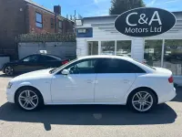 Used Audi A4 S-Line 170 HP (125 kW) 2015 White Sedan