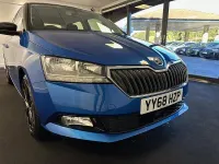 Used Skoda Fabia Colour Edition 75 HP (55 kW) 2018 Race blue Hatchback