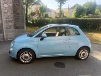 Used Fiat 500 Lounge 69 HP (50 kW) 2013 Blue Hatchback