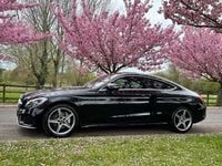 Used Mercedes C220 AMG line 170 HP (125 kW) 2017 Black Coupe