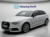 Used Audi A3 Sportback Black Edition 150 HP (110 kW) 2019 White Hatchback