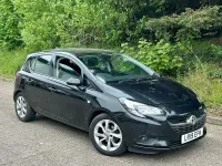 Used Vauxhall Corsa SRi 90 HP (66 kW) 2019 Black Hatchback