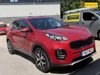 Used Kia Sportage GT-Line 134 HP (98 kW) 2017 Red SUV