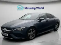Used Mercedes CLA180 AMG line 136 HP (100 kW) 2022 Blue Coupe