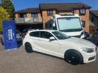 Used BMW 116 Sport Line 116 HP (85 kW) 2016 White Hatchback