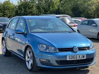 Used VW Golf VII Match 2015 Blue Hatchback