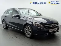 Usado Mercedes C220 2017 Azul Carrinha