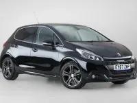 Used Peugeot 208 GT-line 110 HP (80 kW) 2017 Black Hatchback