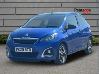 Used Peugeot 108 Allure 71 HP (52 kW) 2020 Blue Hatchback
