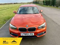 Used BMW 116 Sport Line 2015 Orange Hatchback