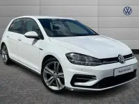 Used VW Golf VII R-line 150 HP (110 kW) 2019 White Hatchback