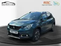 Begagnad Peugeot 2008 Allure 82 HK (60 kW) 2017 Grön SUV