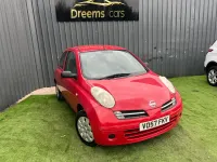 Begagnad Nissan Micra 79 HK (58 kW) 2007 Röd Halvkombi