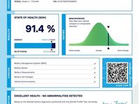 Used Tesla Model 3 Long Range AWD 366 kW (498 HP) 2020 Blue Sedan