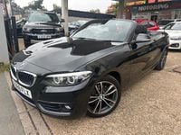 Used BMW 218 Sport Line 2019 Black Cabriolet