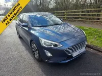 Used Ford Focus Zetec 100 HP (73 kW) 2018 Blue Hatchback