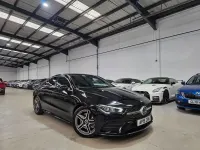 Used Mercedes CLA200 AMG line 163 HP (119 kW) 2019 Black Coupe