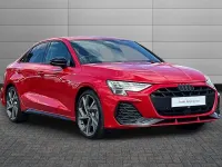New Audi A3 Black Edition 150 HP (110 kW) 2026 Progressive red Sedan