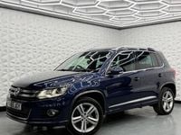 Used VW Tiguan R-line 150 HP (110 kW) 2015 Blue SUV