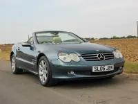 Used Mercedes SL500 306 HP (225 kW) 2005 Blue Cabriolet
