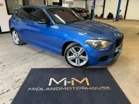 Begagnad BMW 120 M Sport 2014 Blå Halvkombi
