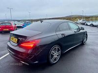 Used Mercedes CLA220 AMG line 177 HP (130 kW) 2018 Black Sedan