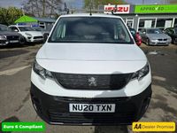 used Peugeot Partner 1.5 BLUEHDI PROFESSIONAL L1 23309 MILES WITH A F/S/H PRINTOUT, ROOF BARS, A