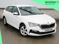 Used Skoda Scala SE 115 HP (84 kW) 2020 Candy white Hatchback