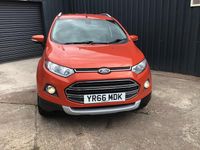 Used Ford Ecosport Titanium 95 HP (69 kW) 2016 Red SUV