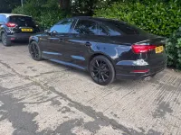 Used Audi A3 Black Edition 150 HP (110 kW) 2018 Black Sedan