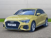 Used Audi A3 Sportback S-Line 108 HP (79 kW) 2023 Yellow Hatchback