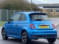 Used Fiat 500S S 69 HP (50 kW) 2017 Blue Hatchback