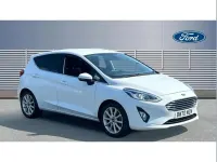 Used Ford Fiesta Titanium 123 HP (90 kW) 2021 White Hatchback